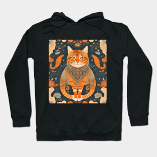 Rug pattern motif-persian cat inspired rug design Hoodie